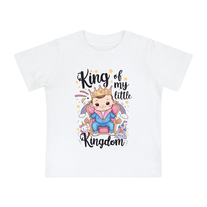 "King of my little kingdom" Baby Short Sleeve T-Shirt