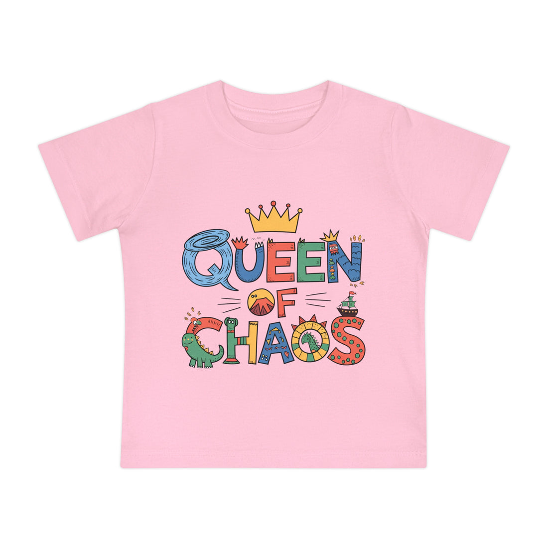 "Queen of chaos" Baby Short Sleeve T-Shirt