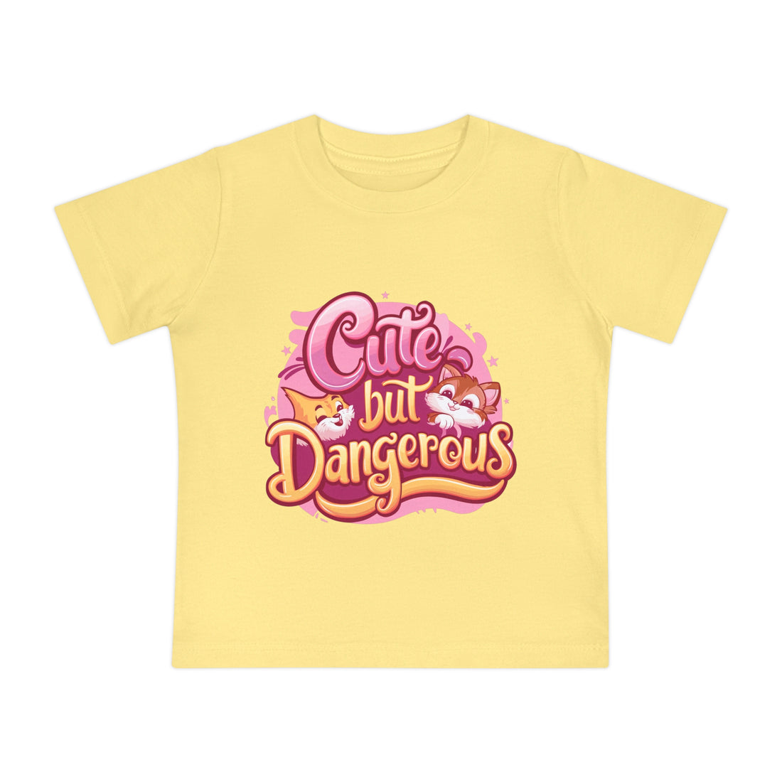 "Cute but dangerous" Baby Short Sleeve T-Shirt