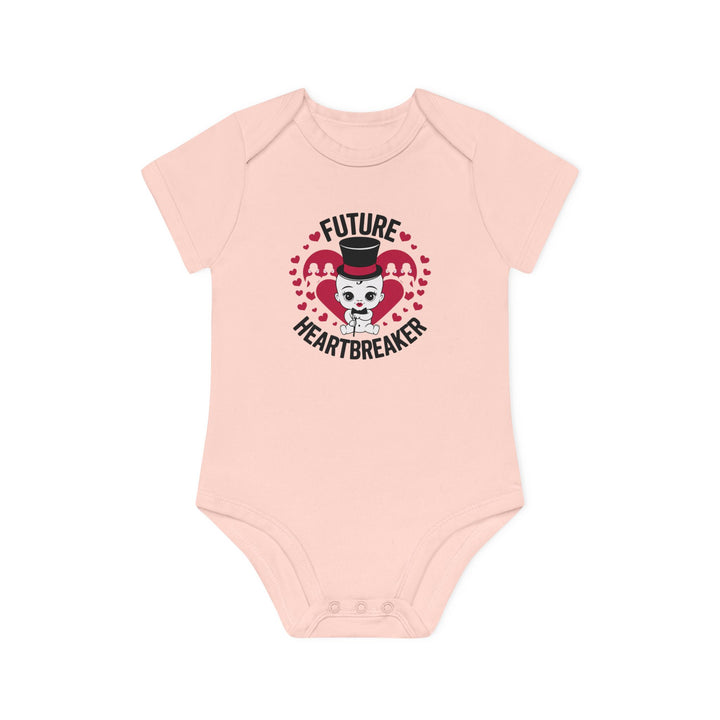 "Future heartbreaker" Baby Organic Short Sleeve Bodysuit