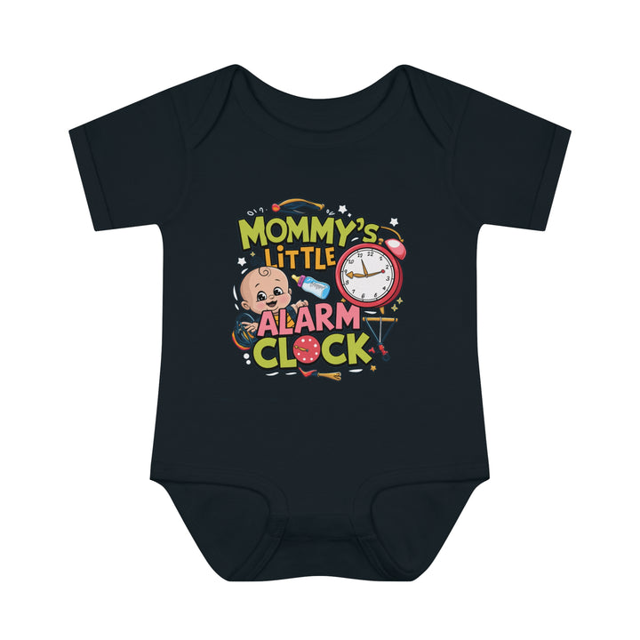 "Mommy's little alarm clock" Infant Baby Rib Bodysuit