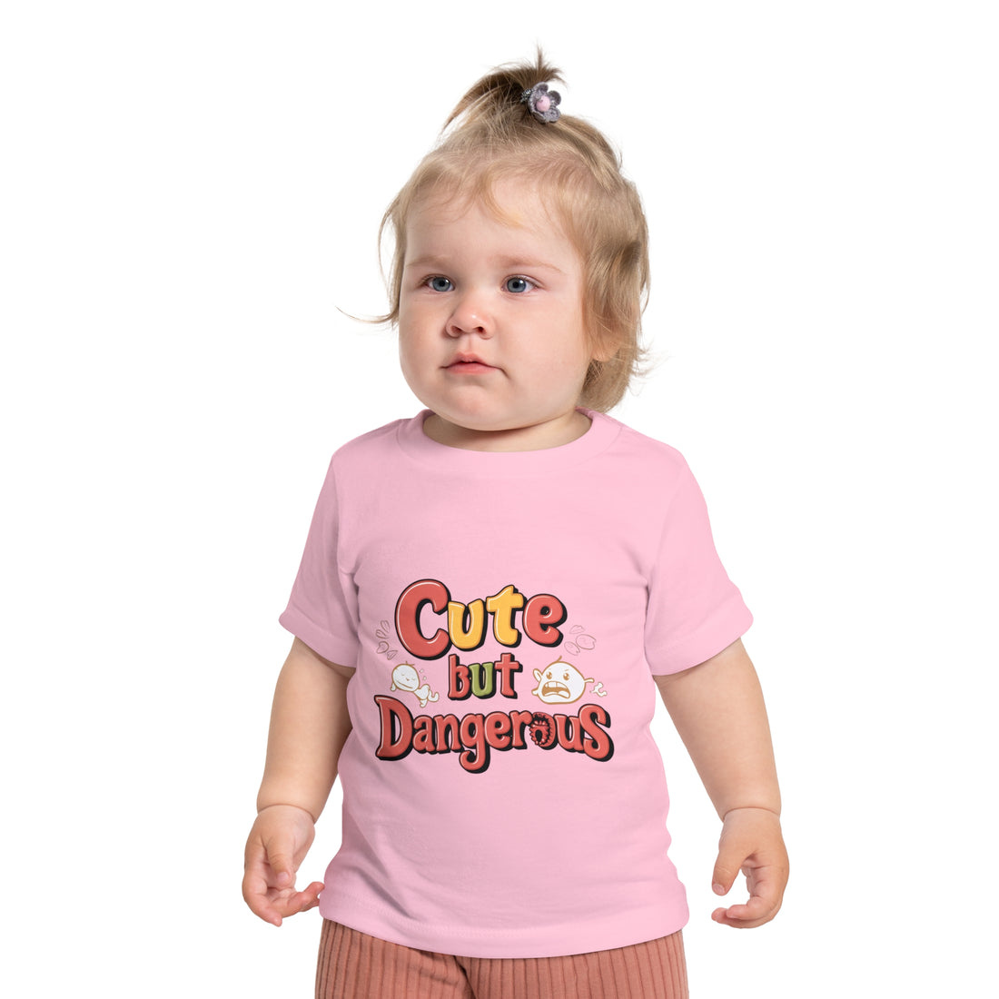 "Cute but dangerous" Baby Short Sleeve T-Shirt