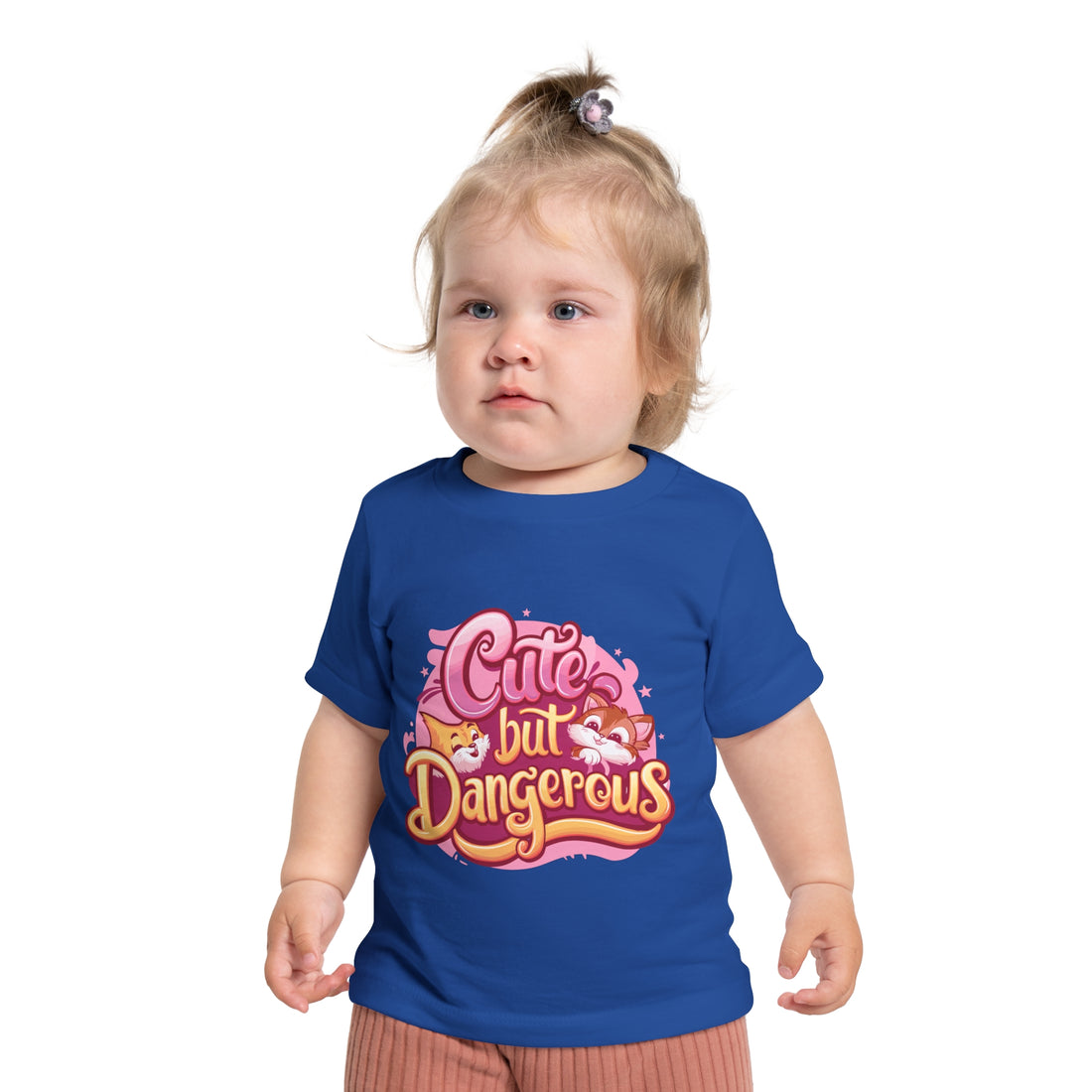 "Cute but dangerous" Baby Short Sleeve T-Shirt