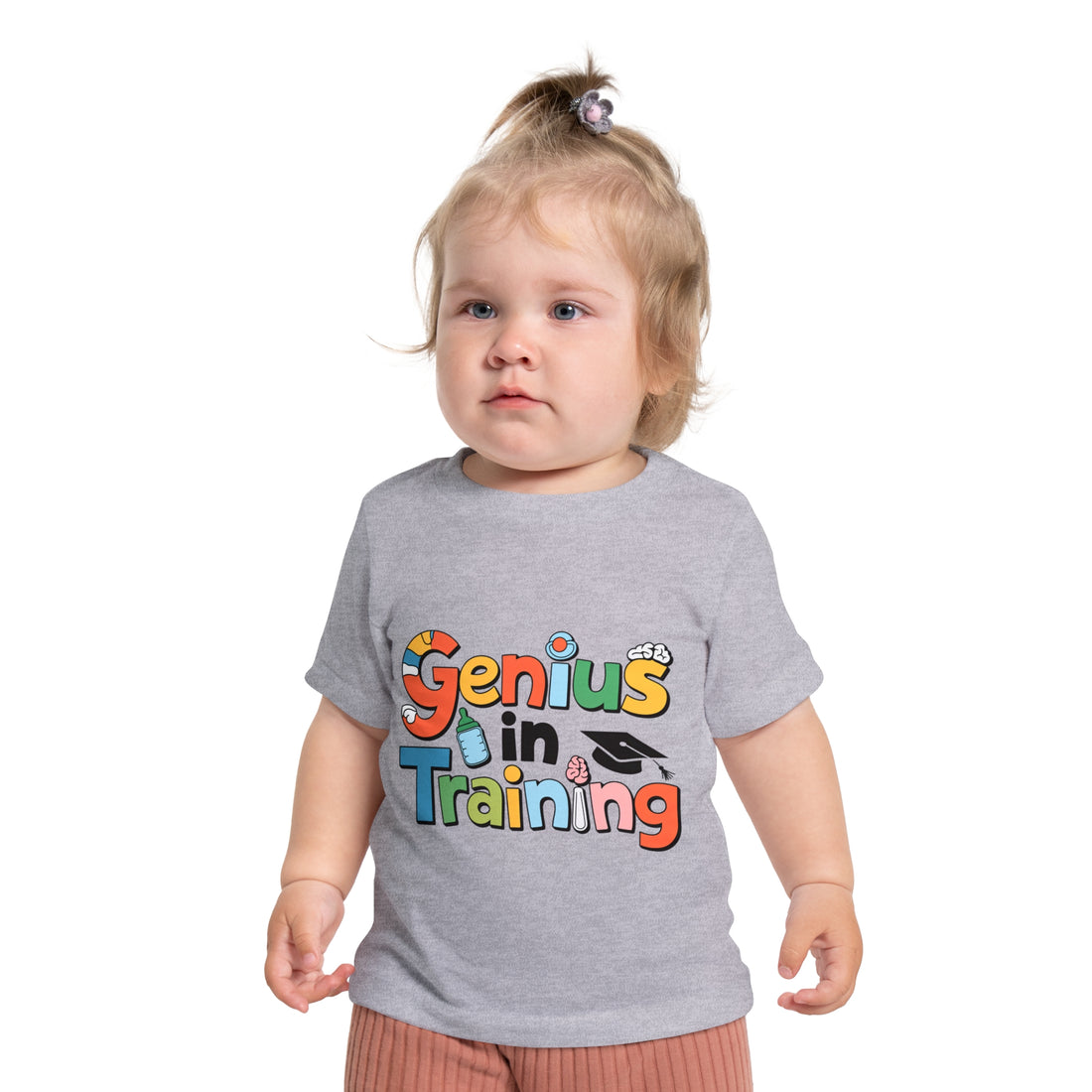 "Genius in training" Baby Short Sleeve T-Shirt