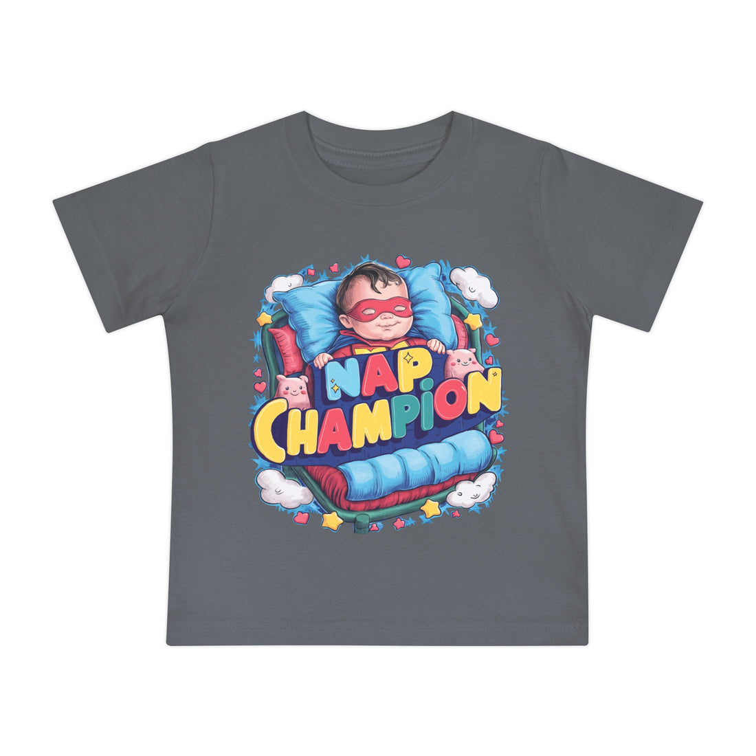 "Nap champion" Baby Short Sleeve T-Shirt