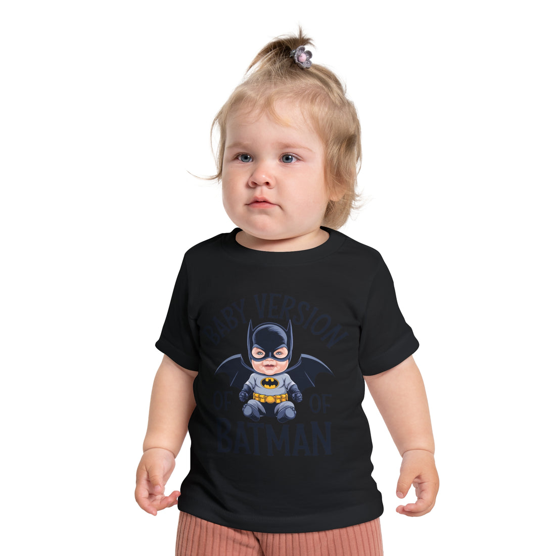 "Baby version of batman" Baby Short Sleeve T-Shirt