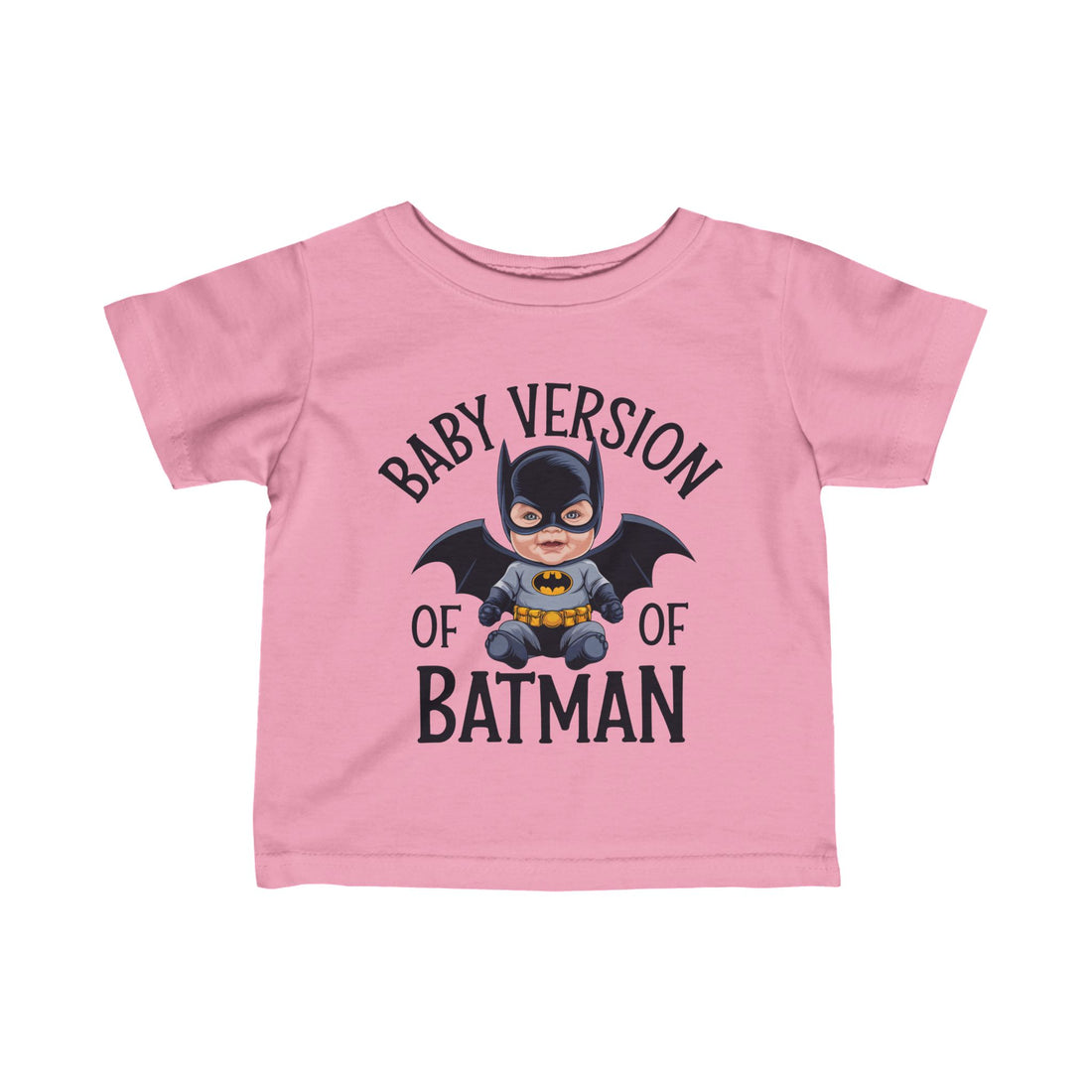 "Baby version of batman" Infant Fine Jersey Tee