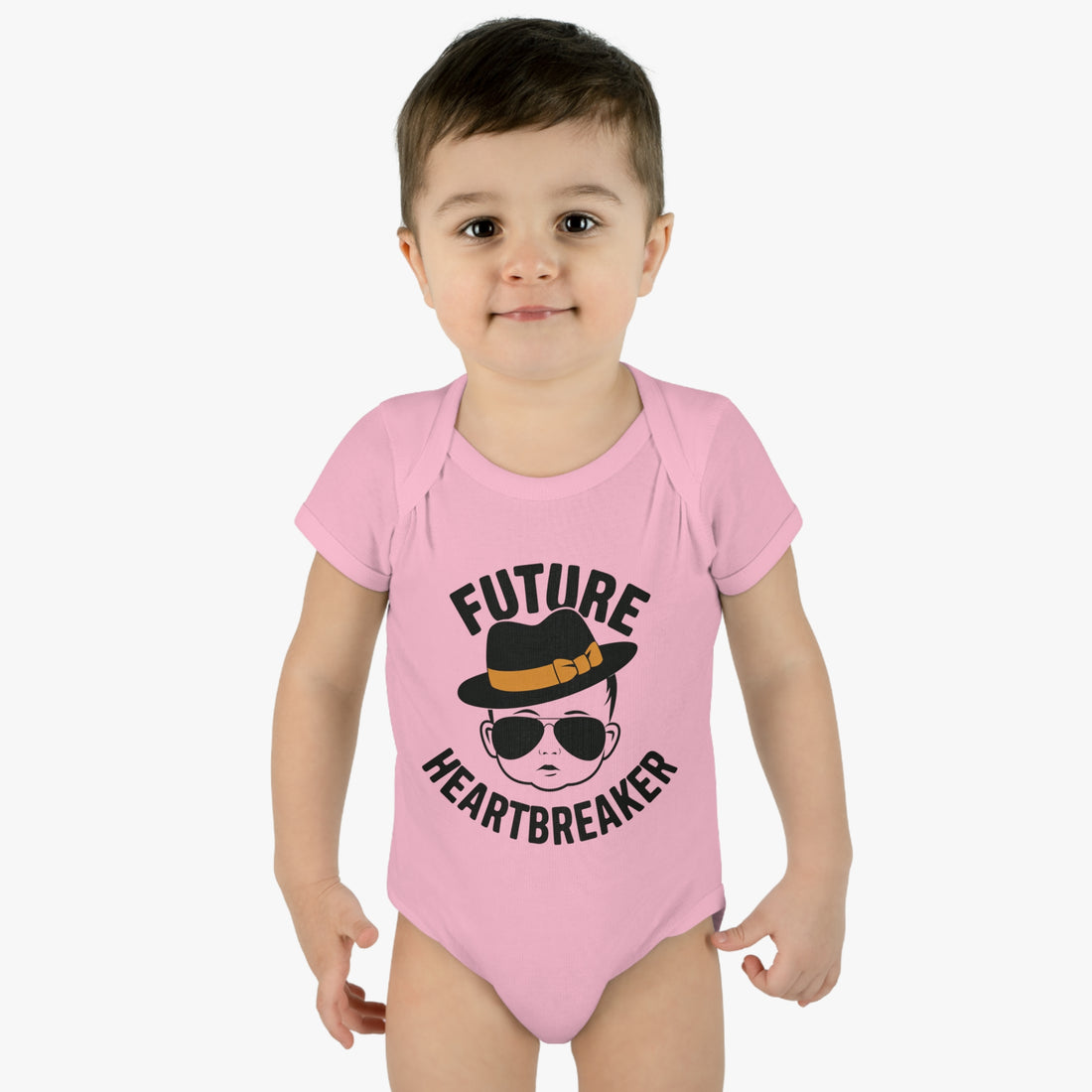 "Future heartbreaker" Infant Baby Rib Bodysuit