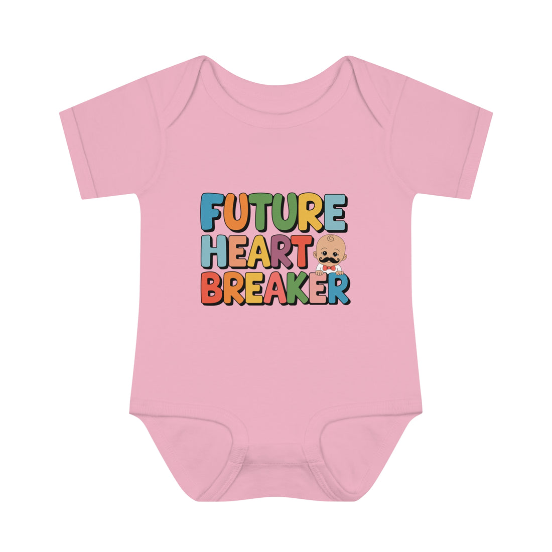 "Future heart breaker" Infant Baby Rib Bodysuit