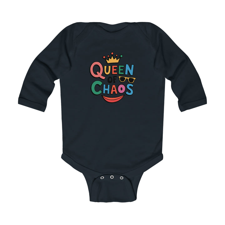 "Queen of chaos" Infant Long Sleeve Bodysuit