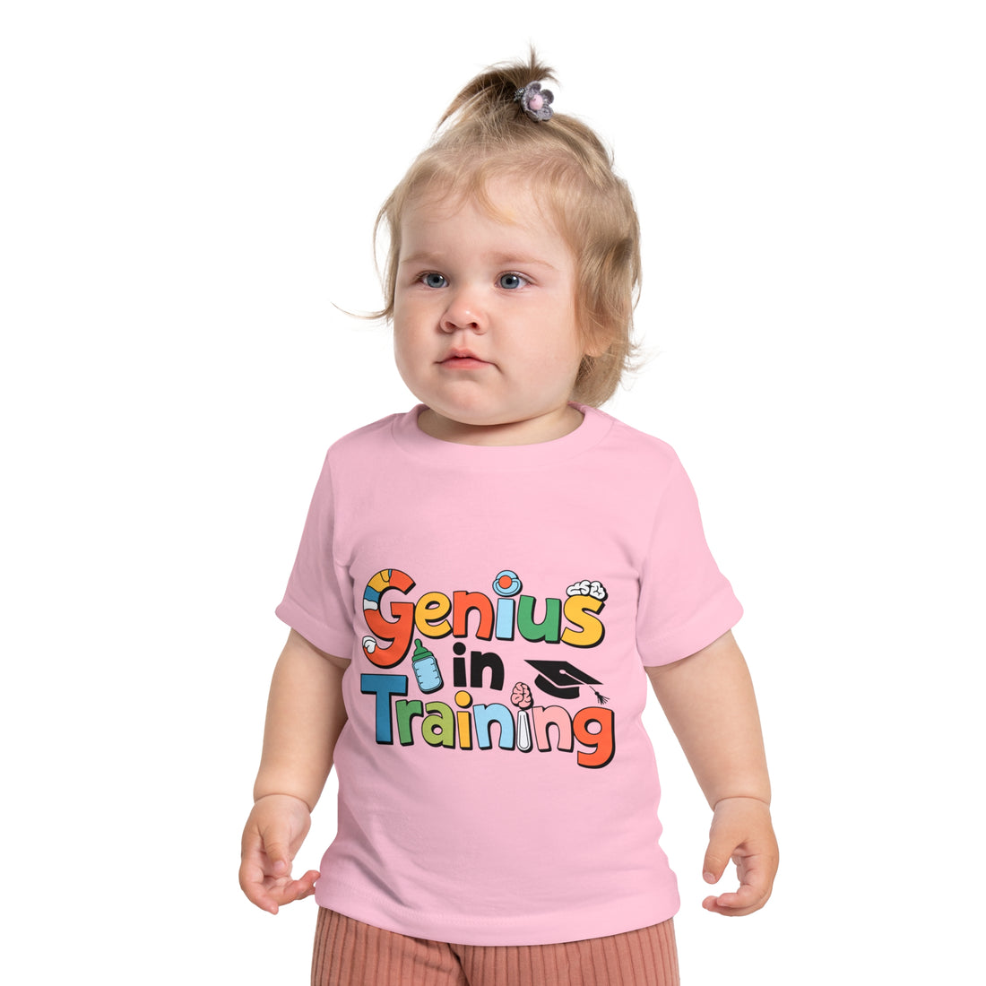 "Genius in training" Baby Short Sleeve T-Shirt