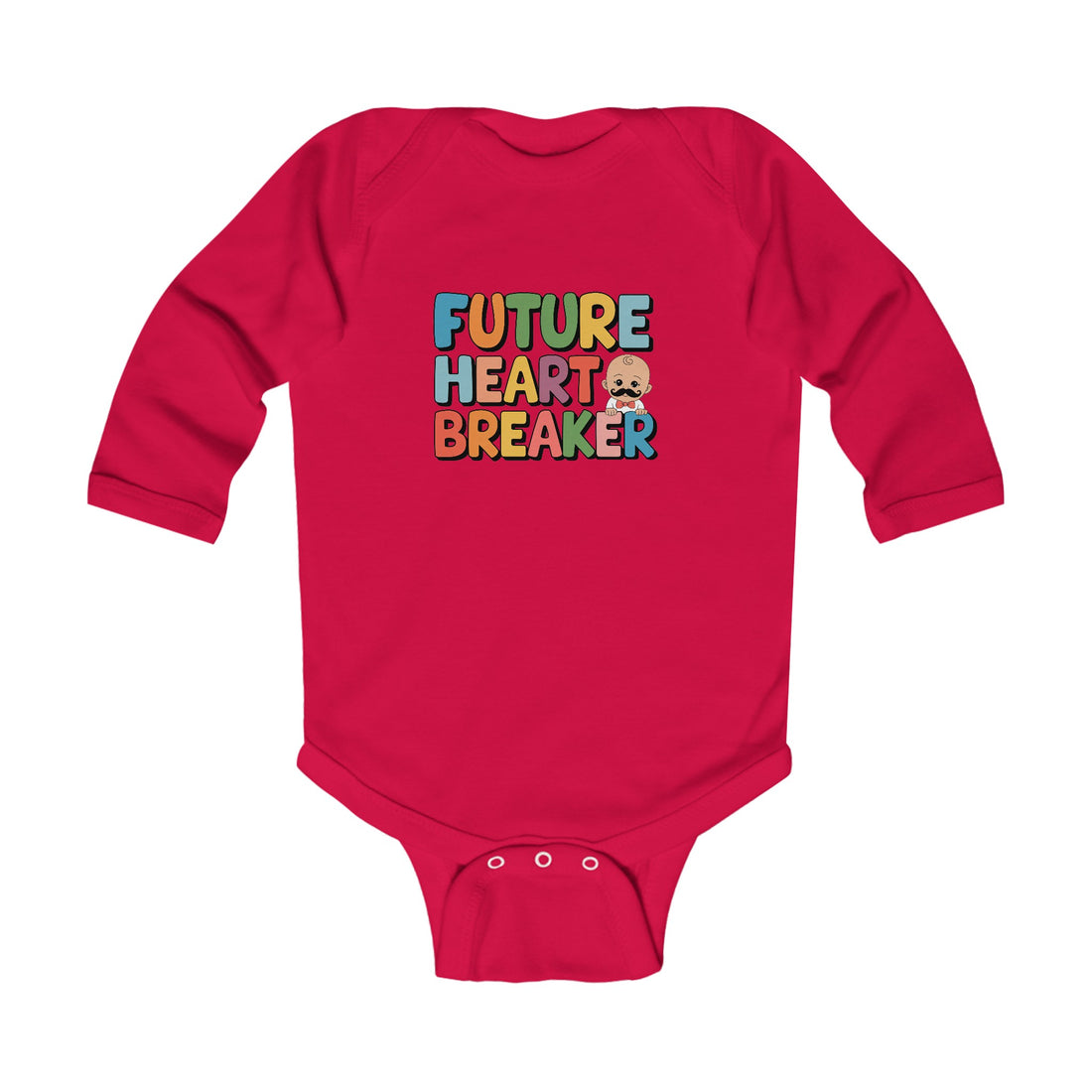 "Future heartbreaker" Infant Long Sleeve Bodysuit