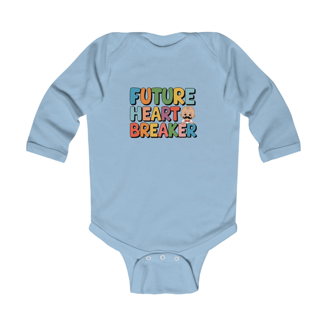 "Future heartbreaker" Infant Long Sleeve Bodysuit