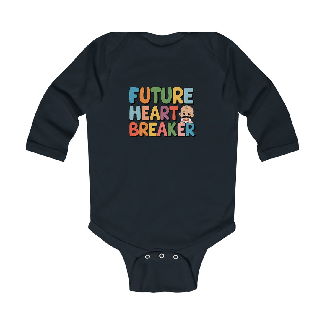 "Future heartbreaker" Infant Long Sleeve Bodysuit