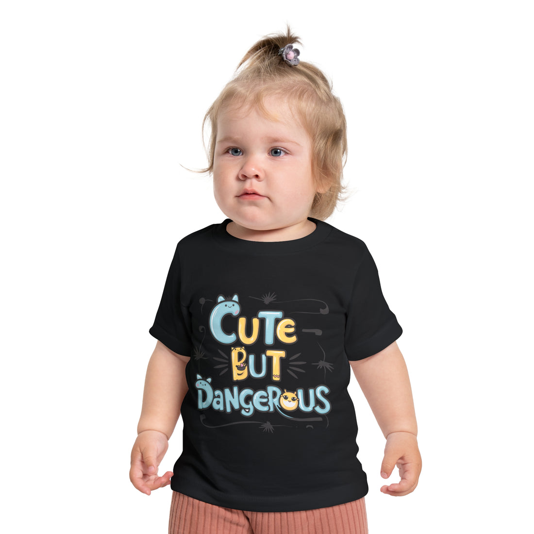 "Cute but dangerous" Baby Short Sleeve T-Shirt