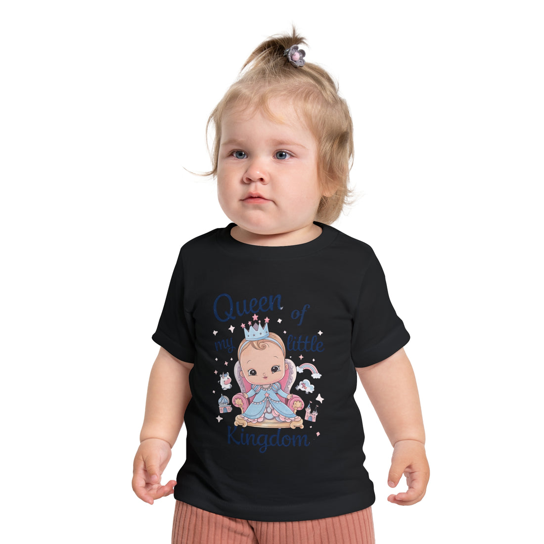 "Queen of my little kingdom" Baby Short Sleeve T-Shirt