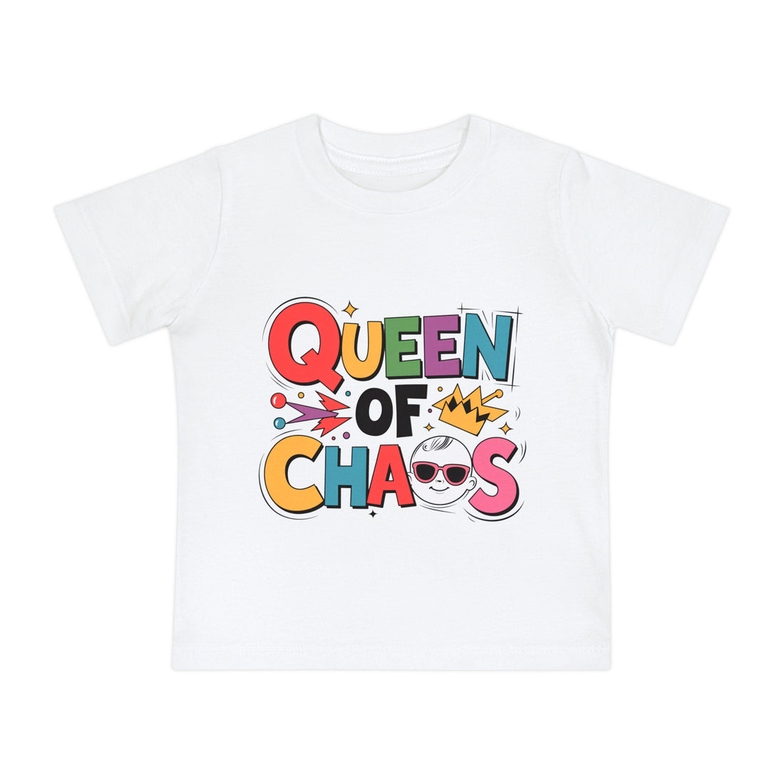 "Queen of chaos" Baby Short Sleeve T-Shirt