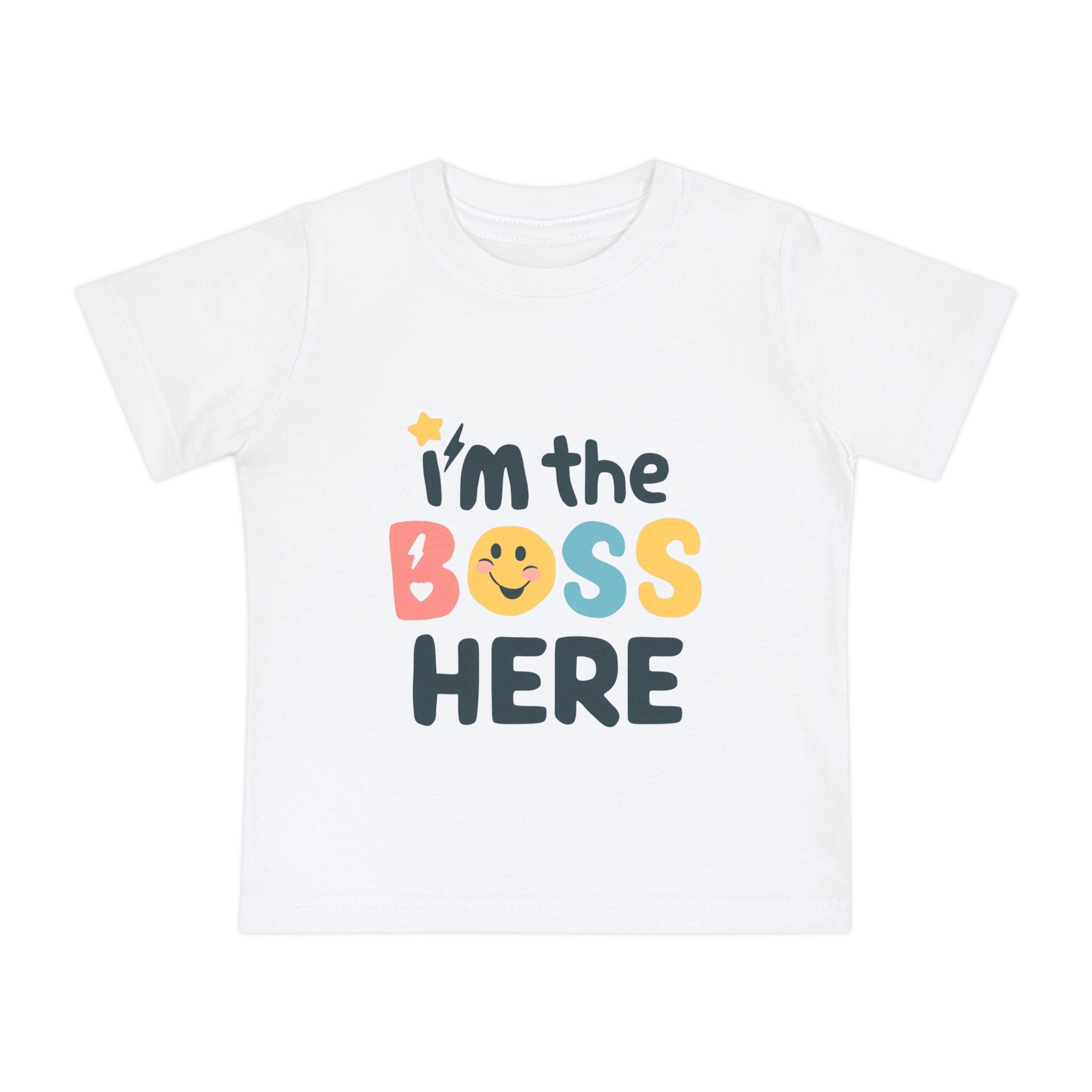 "I'm the boss here" Baby Short Sleeve T-Shirt