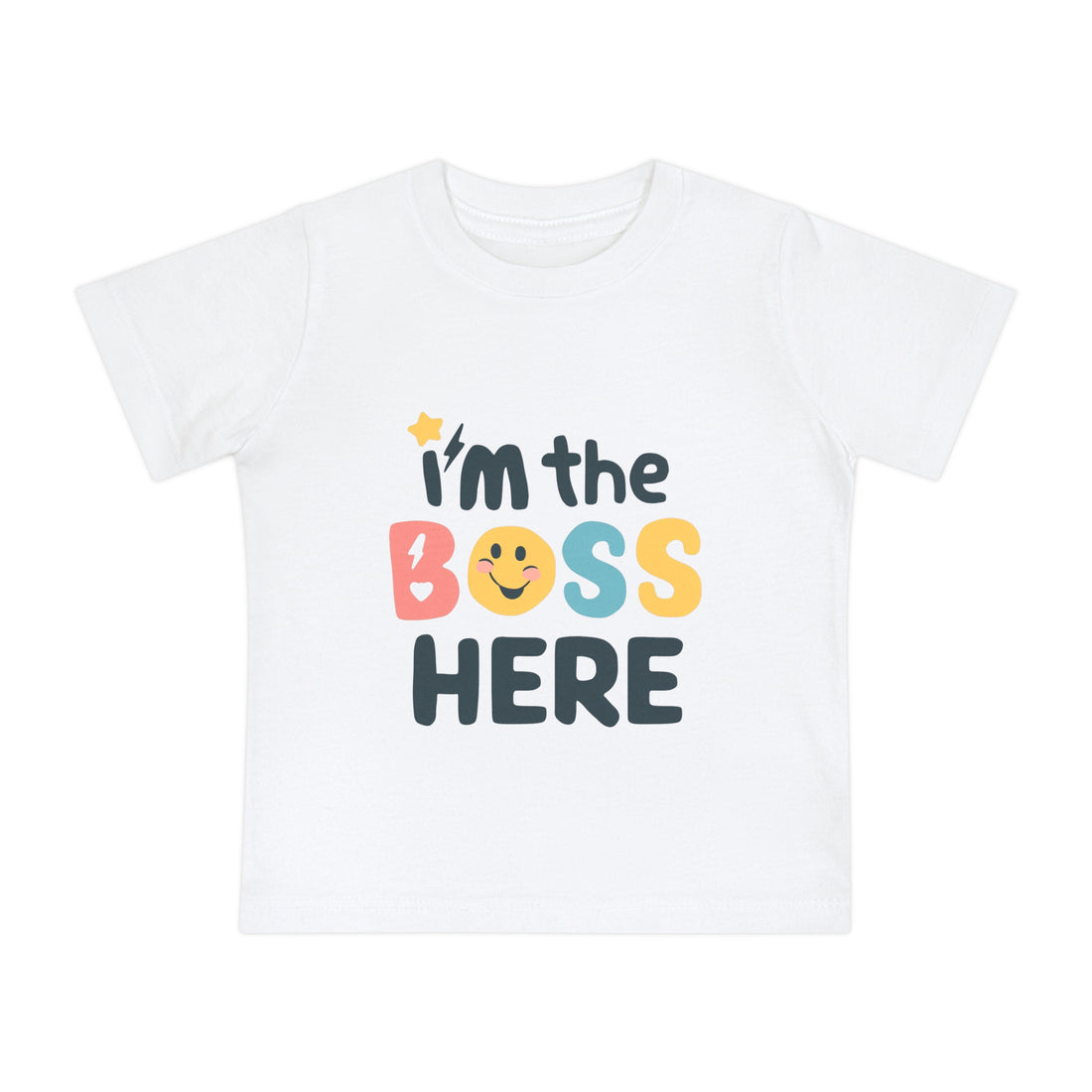 "I'm the boss here" Baby Short Sleeve T-Shirt