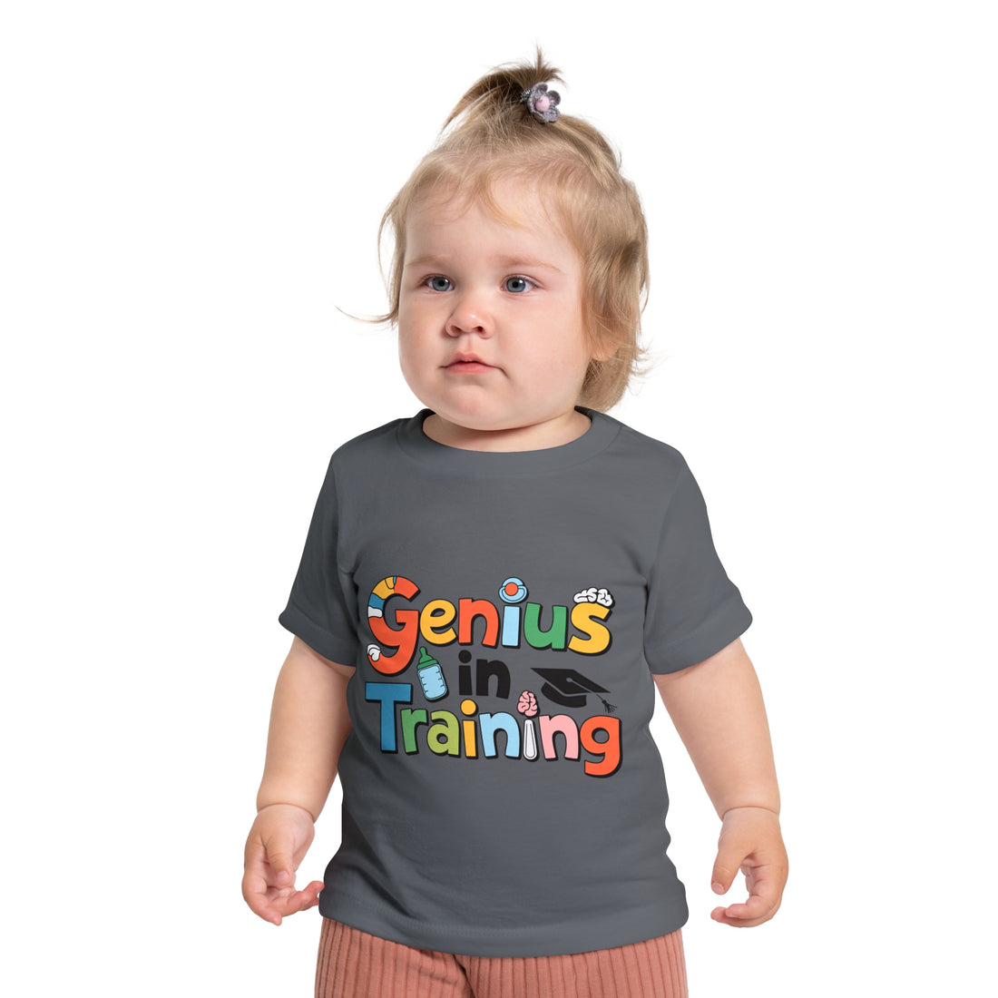 "Genius in training" Baby Short Sleeve T-Shirt