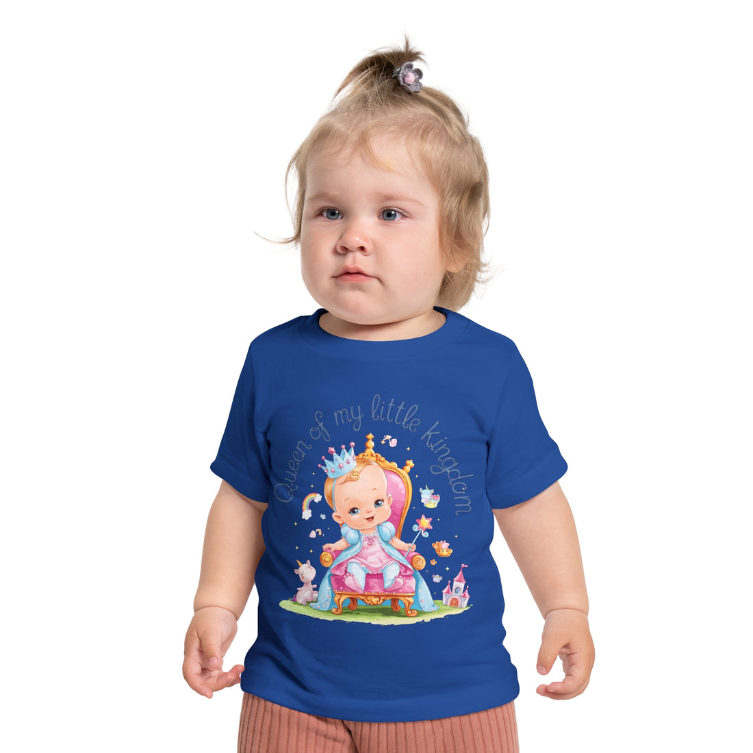 "Queen of my little kingdom" Baby Short Sleeve T-Shirt