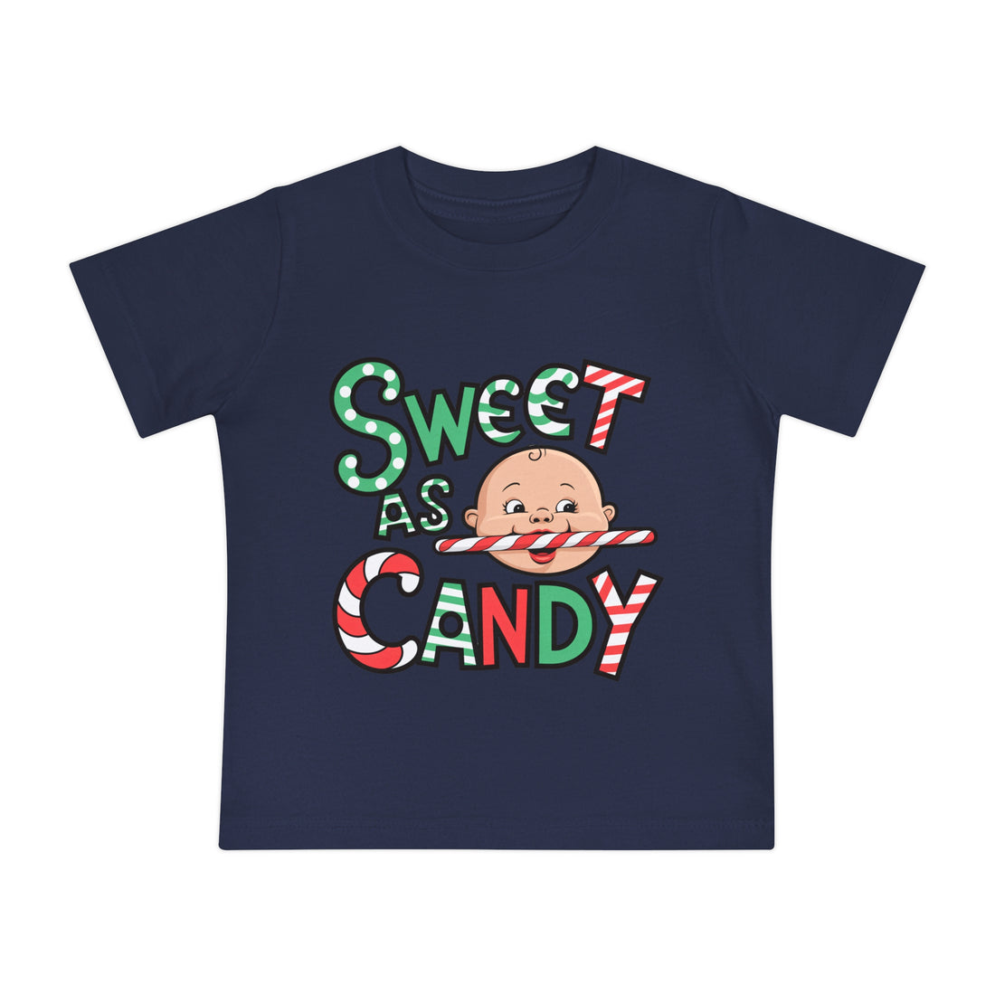 "Sweet as candy" Baby Short Sleeve T-Shirt