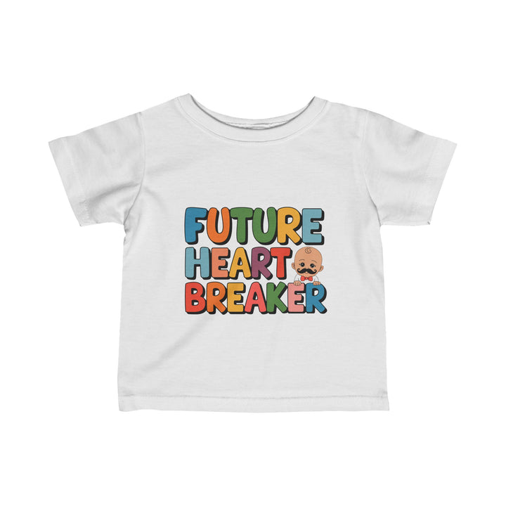 "Future heartbreaker" Infant Fine Jersey Tee