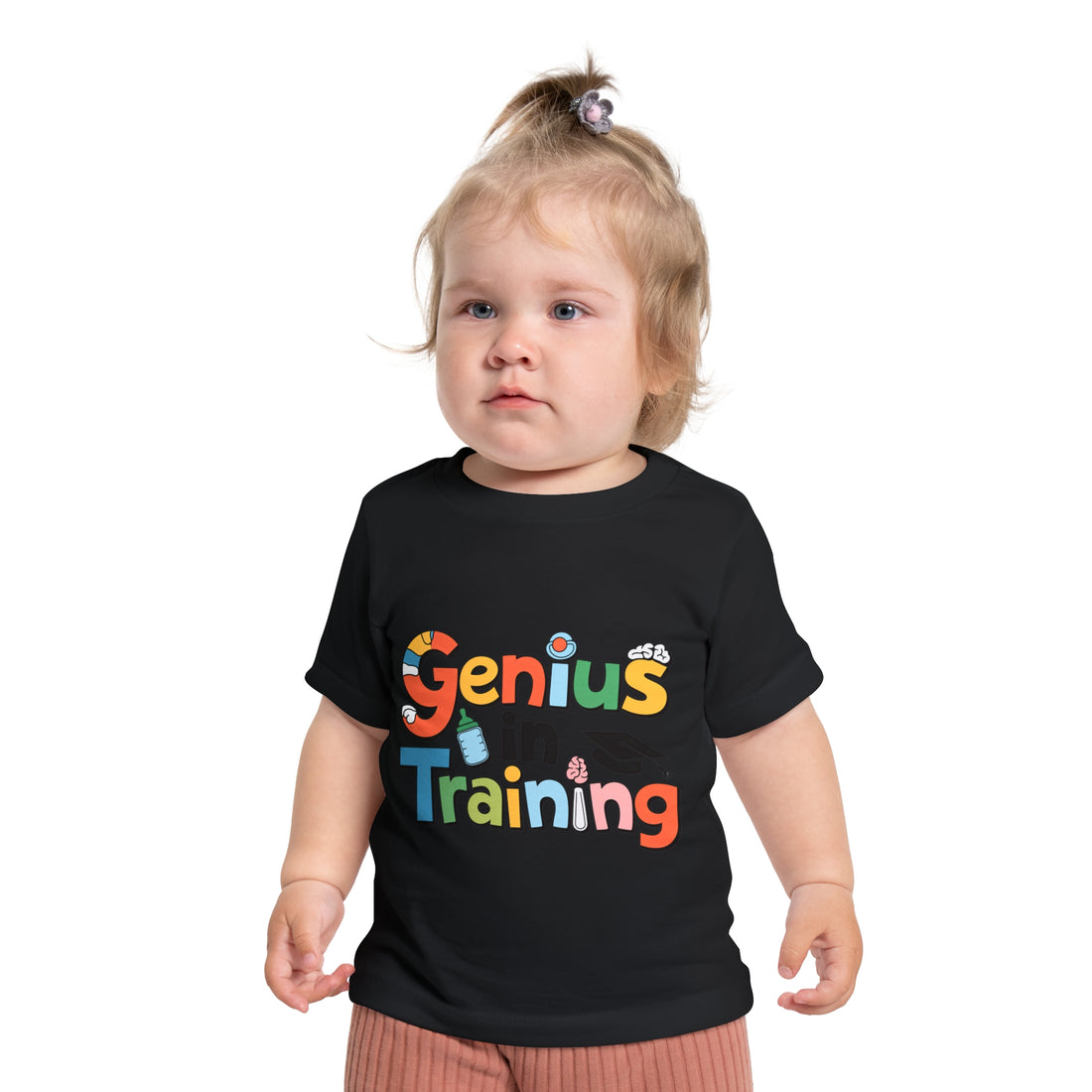 "Genius in training" Baby Short Sleeve T-Shirt