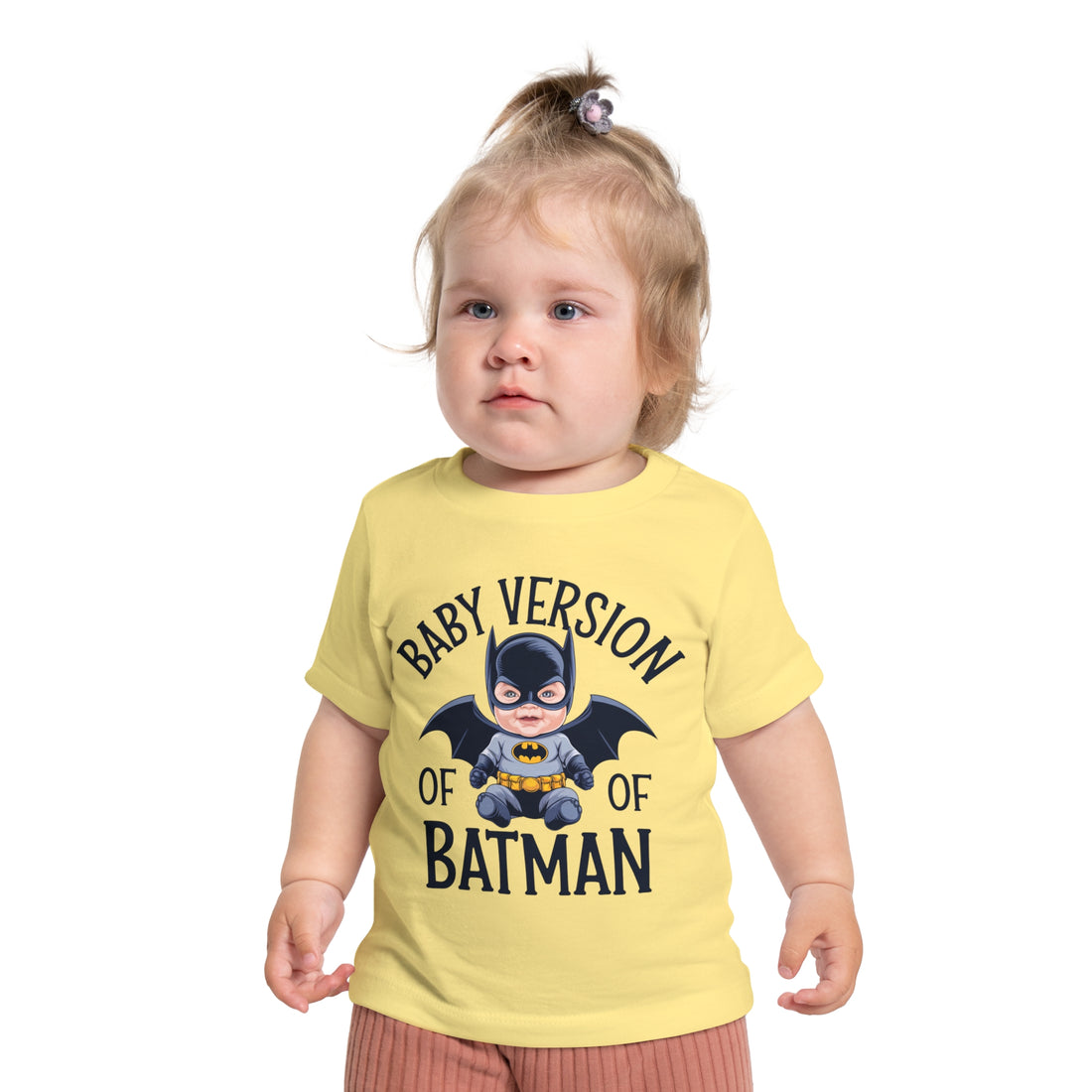 "Baby version of batman" Baby Short Sleeve T-Shirt