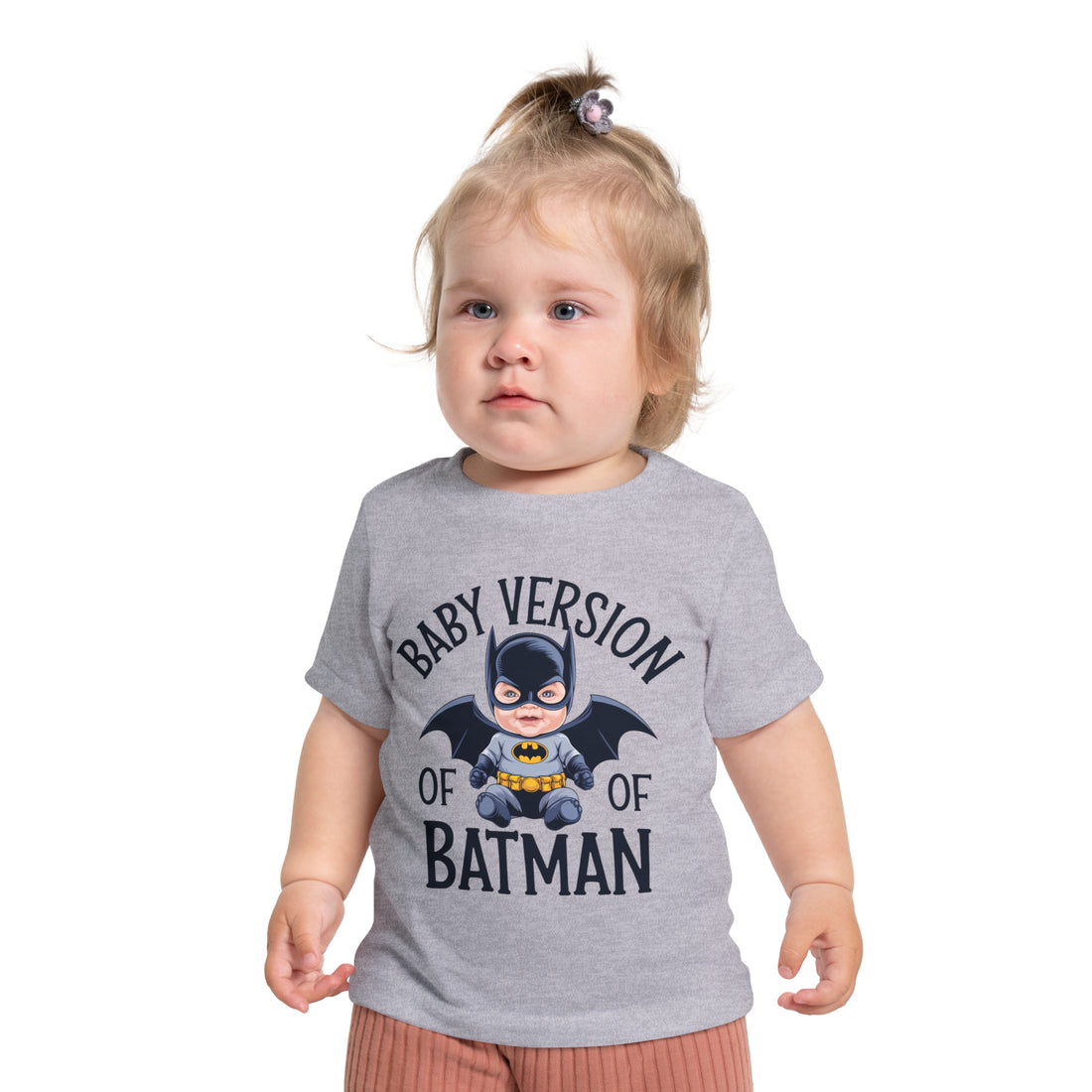 "Baby version of batman" Baby Short Sleeve T-Shirt