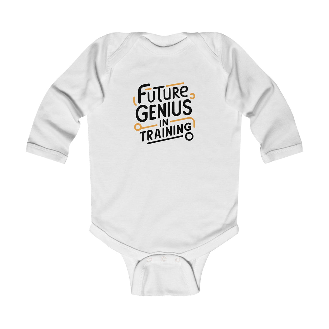 "Future genius in training" Infant Long Sleeve Bodysuit