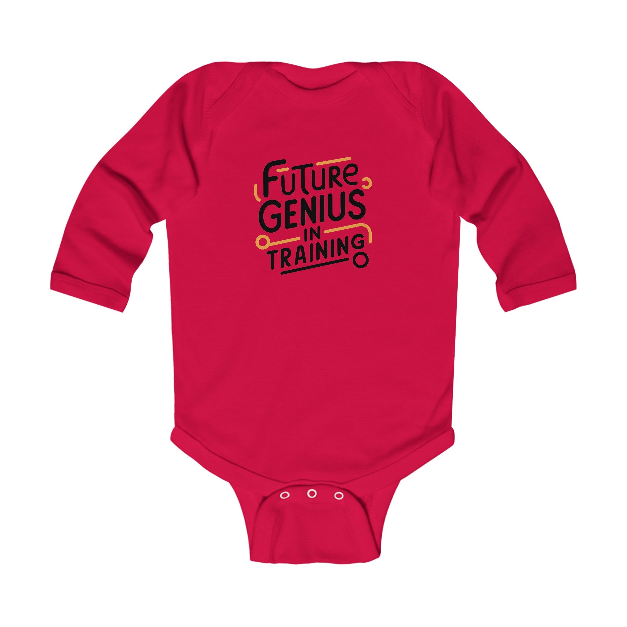 "Future genius in training" Infant Long Sleeve Bodysuit