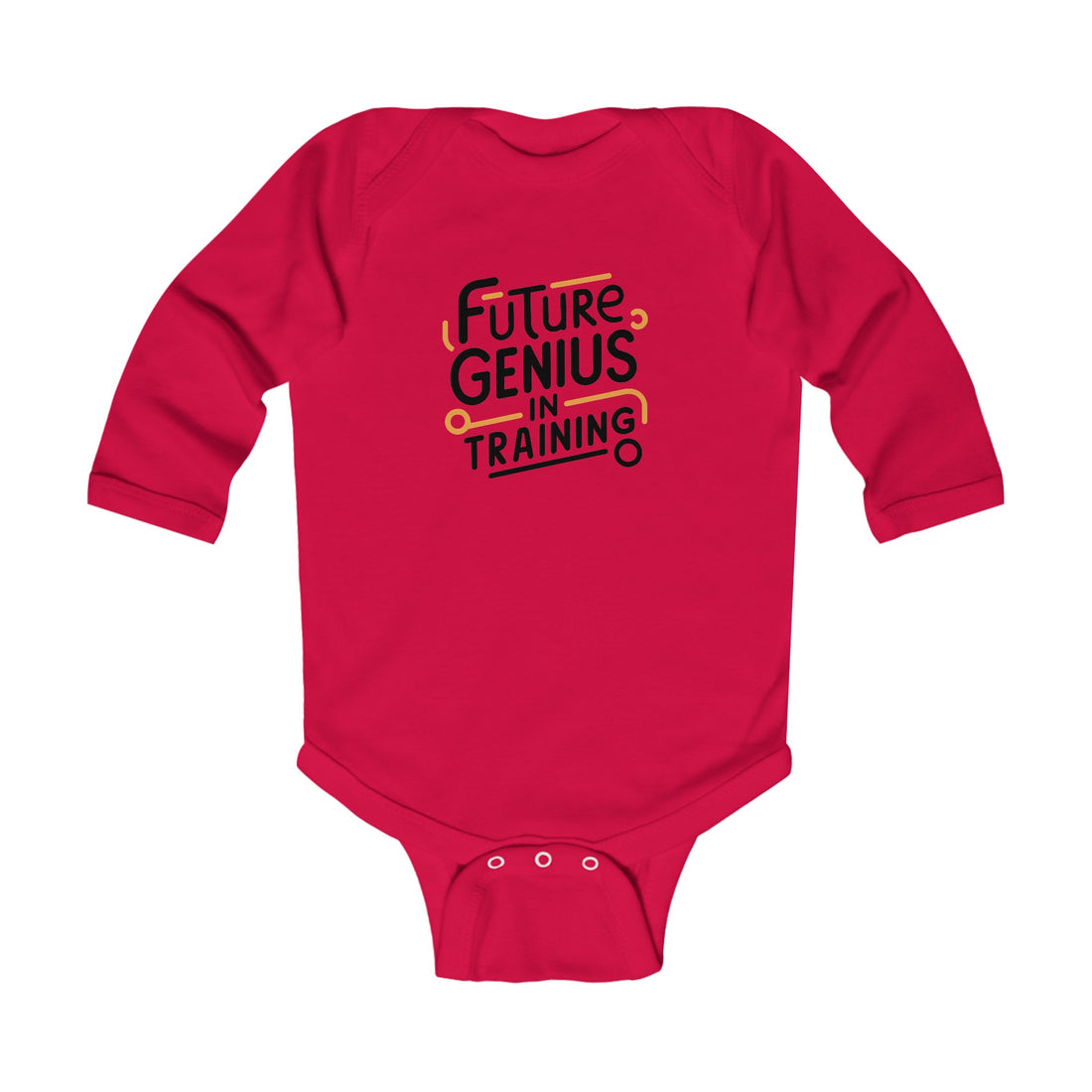 "Future genius in training" Infant Long Sleeve Bodysuit