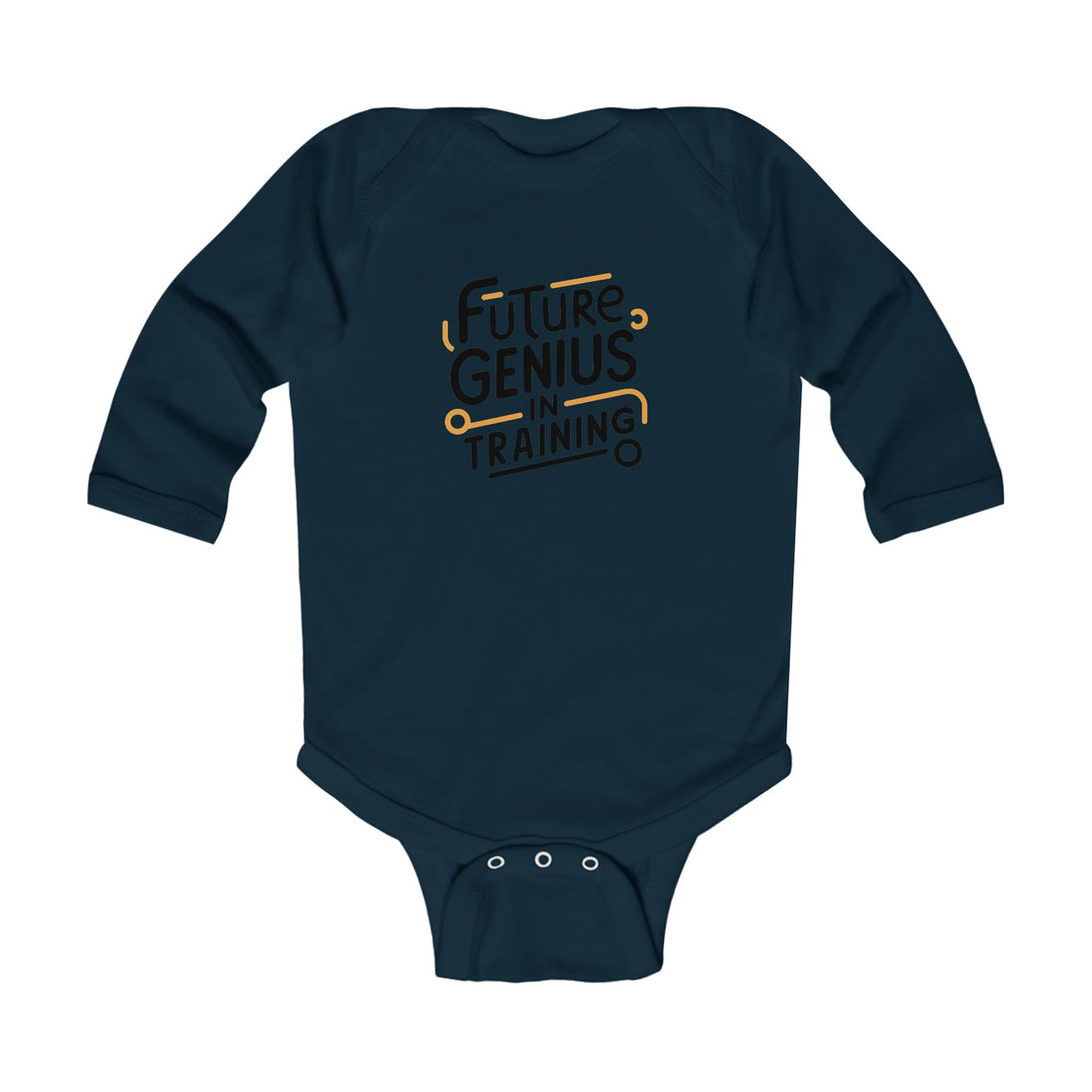 "Future genius in training" Infant Long Sleeve Bodysuit