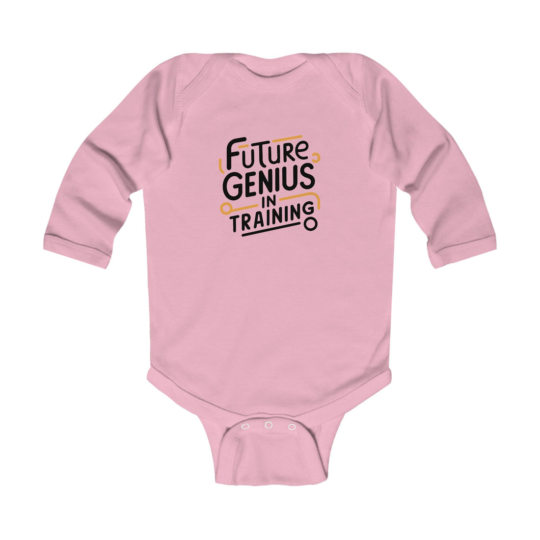 "Future genius in training" Infant Long Sleeve Bodysuit