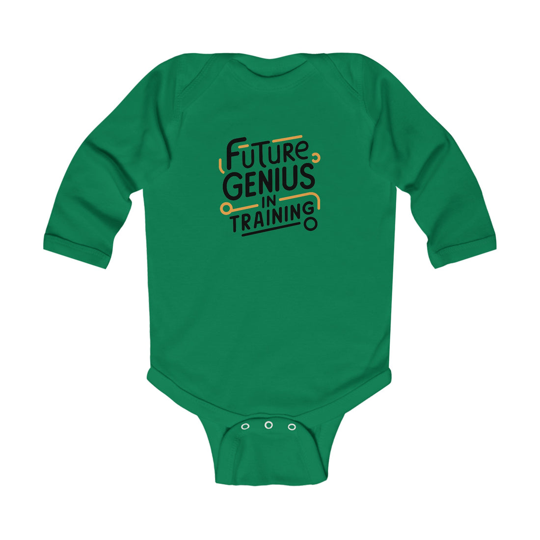 "Future genius in training" Infant Long Sleeve Bodysuit