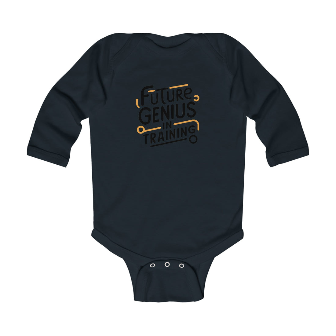 "Future genius in training" Infant Long Sleeve Bodysuit