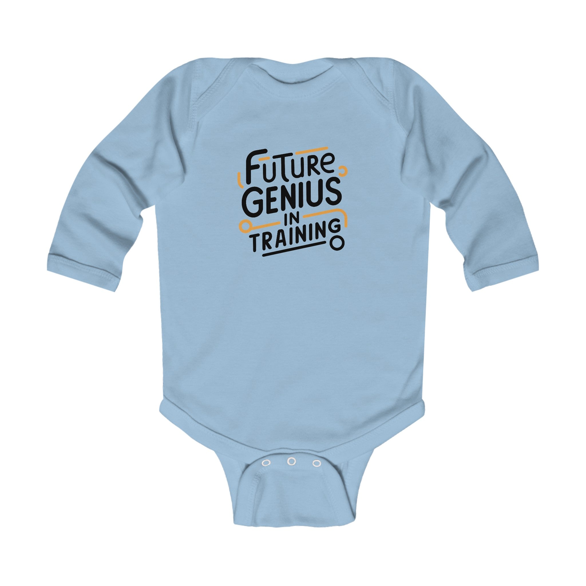 "Future genius in training" Infant Long Sleeve Bodysuit