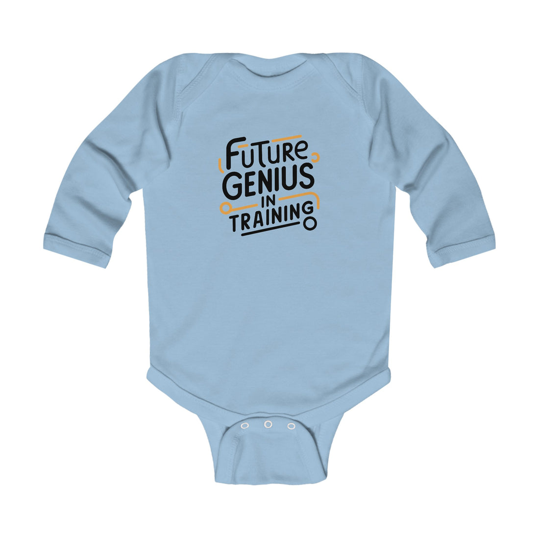 "Future genius in training" Infant Long Sleeve Bodysuit