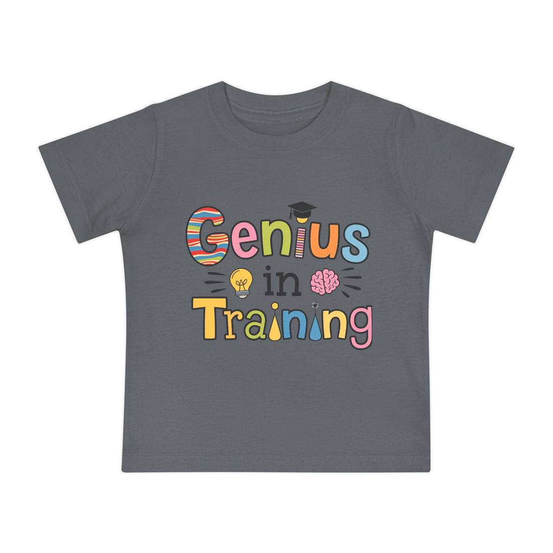 "Genius in training" Baby Short Sleeve T-Shirt