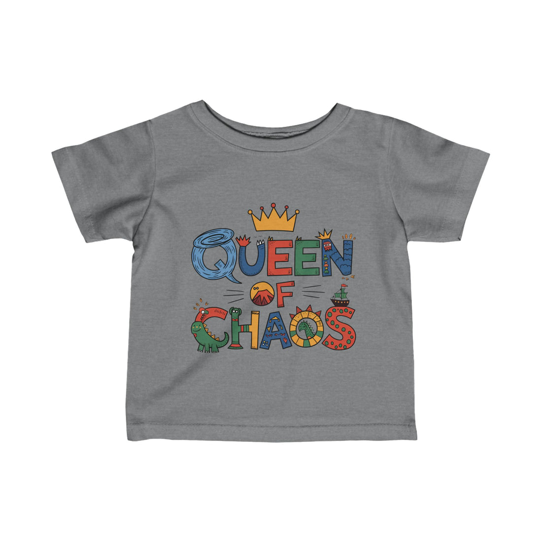 "Queen of chaos" Infant Fine Jersey Tee