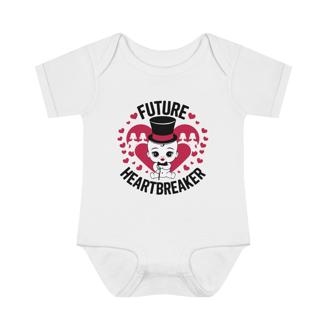 "Future heartbreaker" Infant Baby Rib Bodysuit