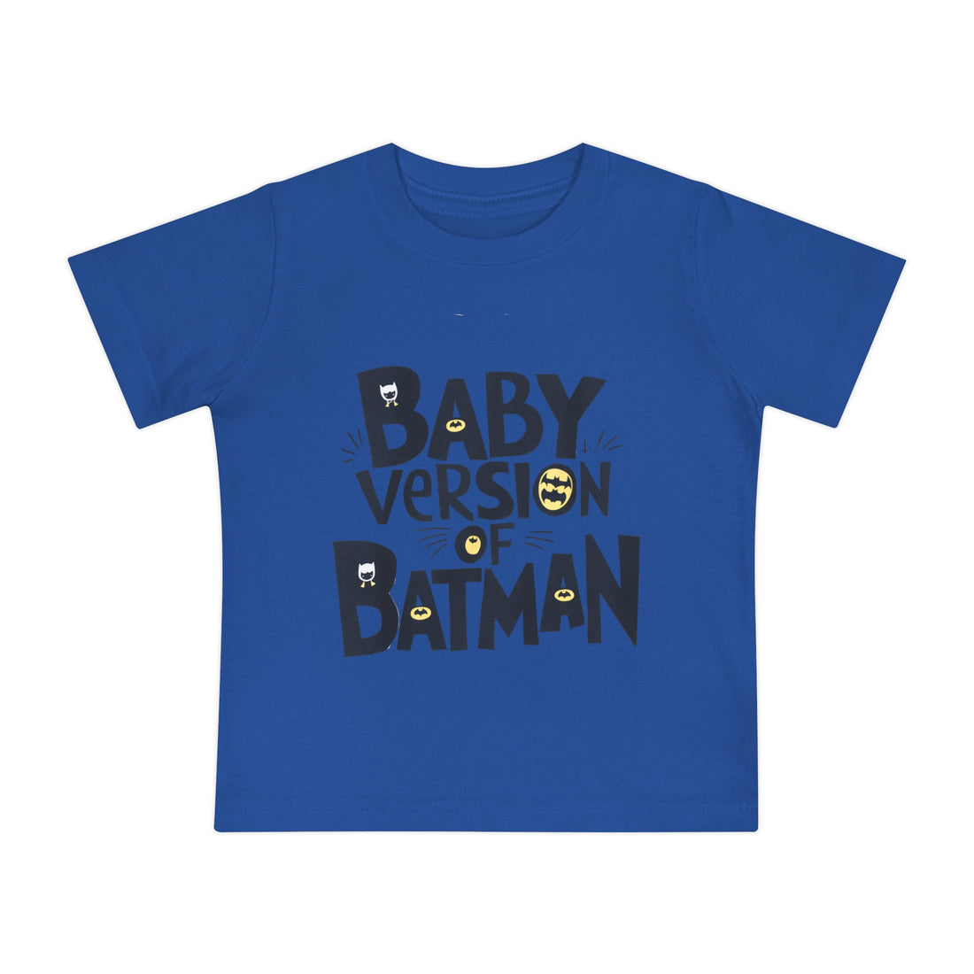 "Baby version of batman" Baby Short Sleeve T-Shirt