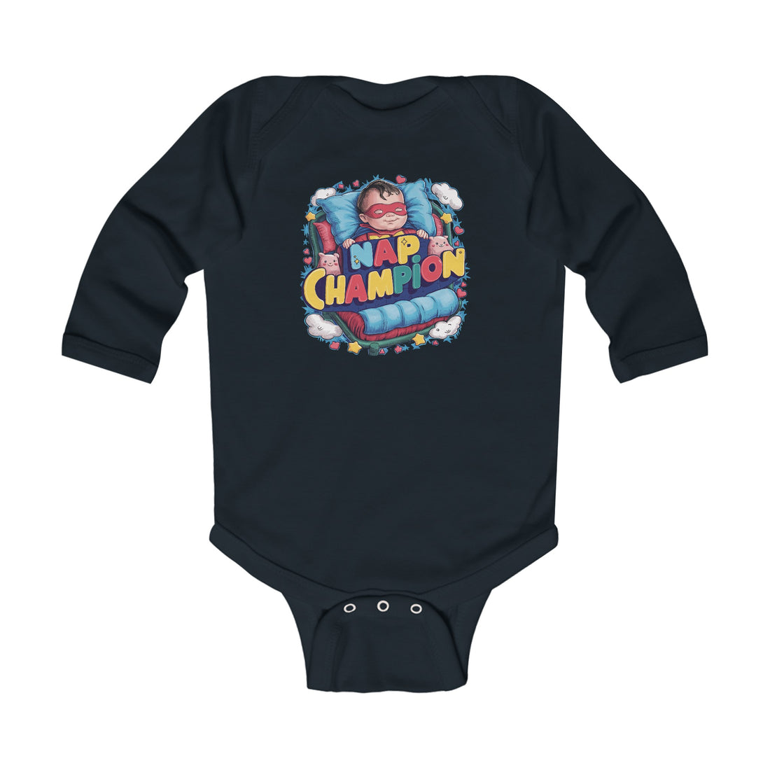 "Nap champion" Infant Long Sleeve Bodysuit