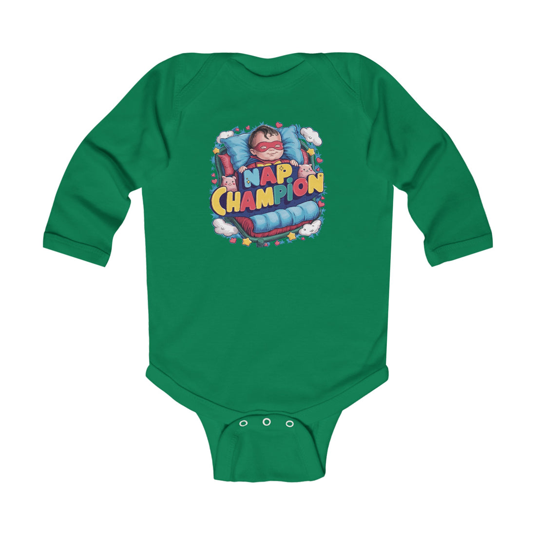 "Nap champion" Infant Long Sleeve Bodysuit