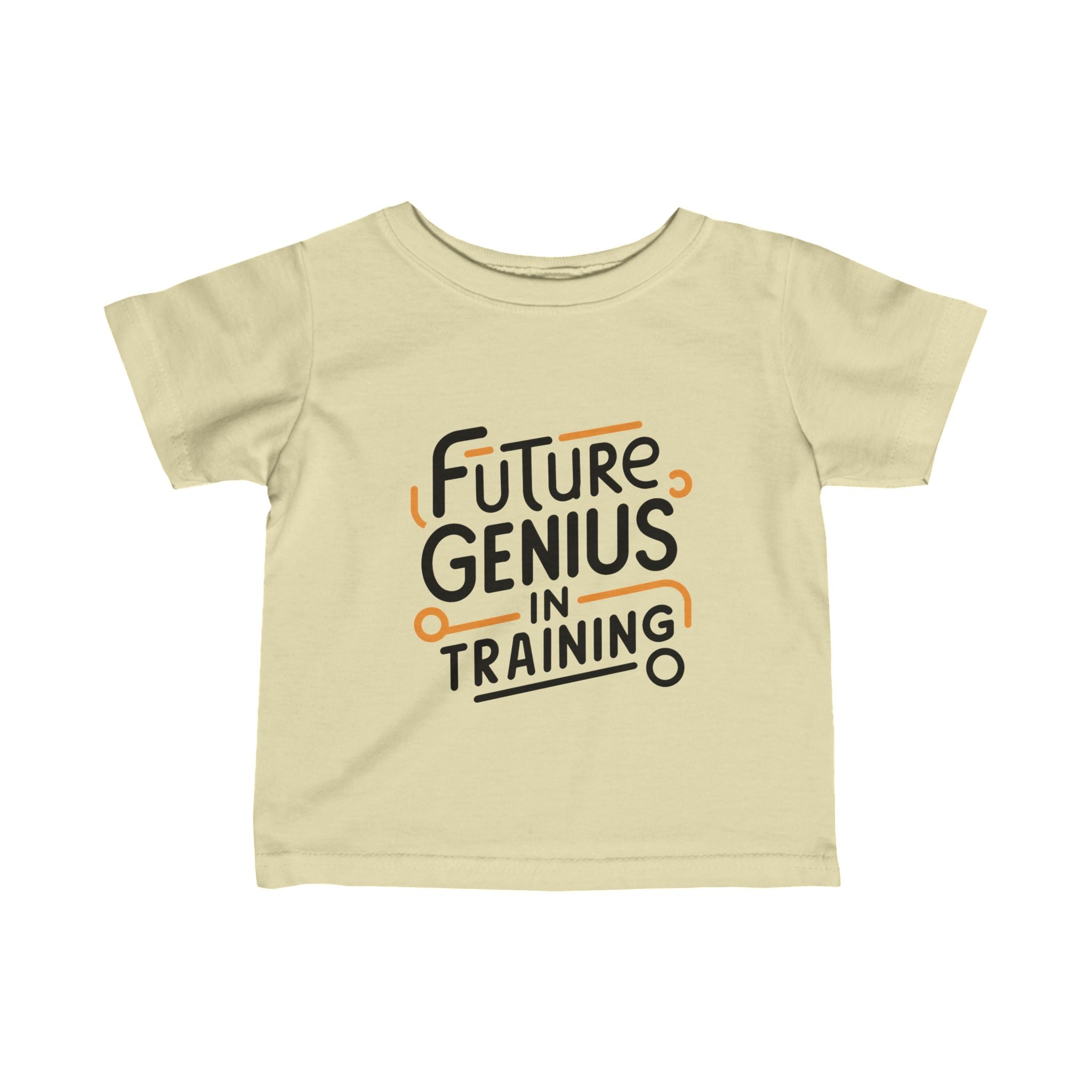 "Future genius in training" Infant Fine Jersey Tee