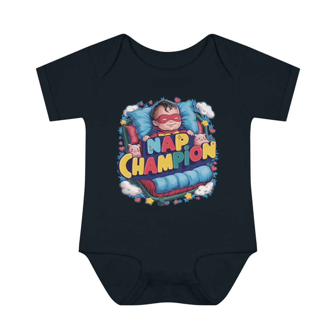 "Nap champion" Infant Baby Rib Bodysuit