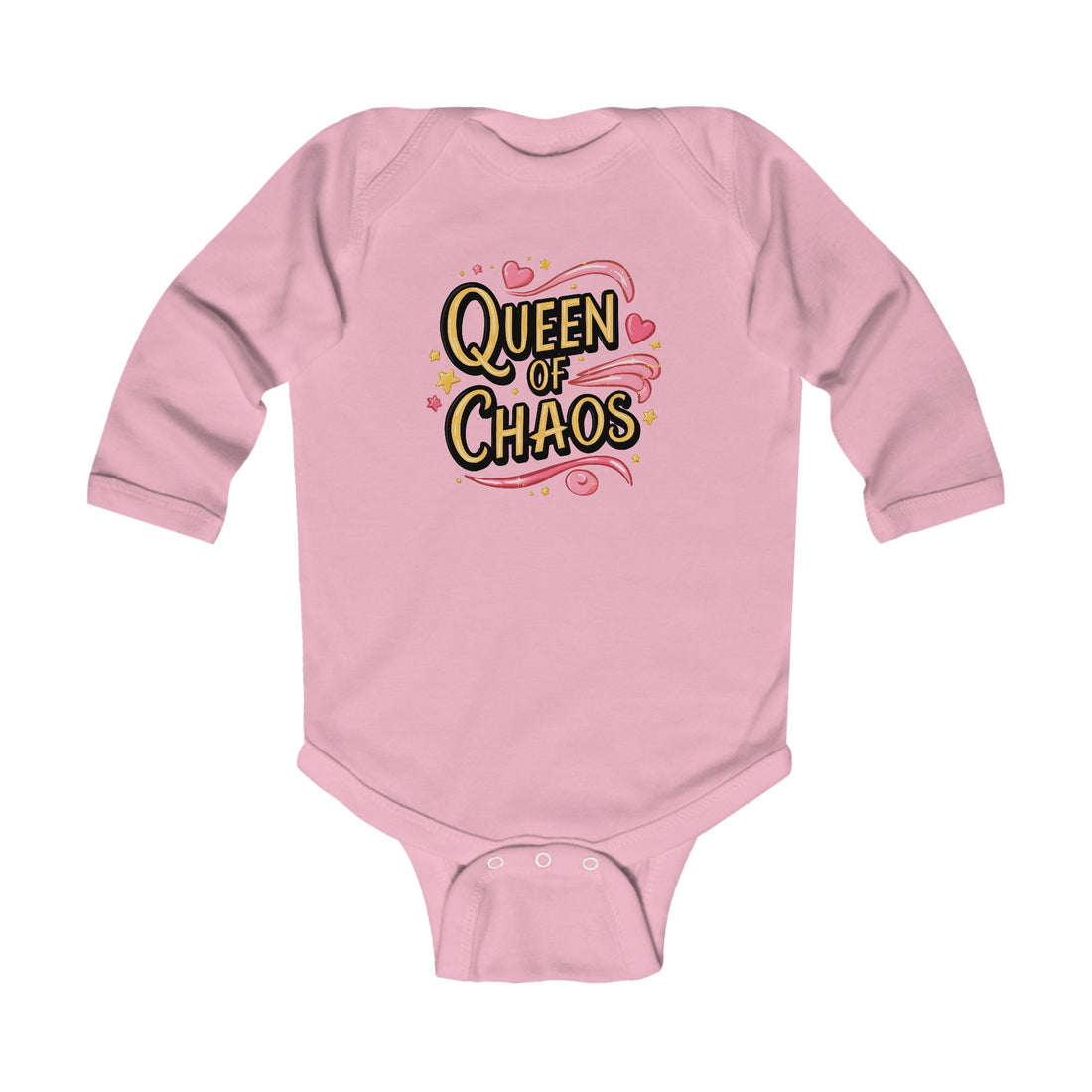 "Queen of chaos" Infant Long Sleeve Bodysuit