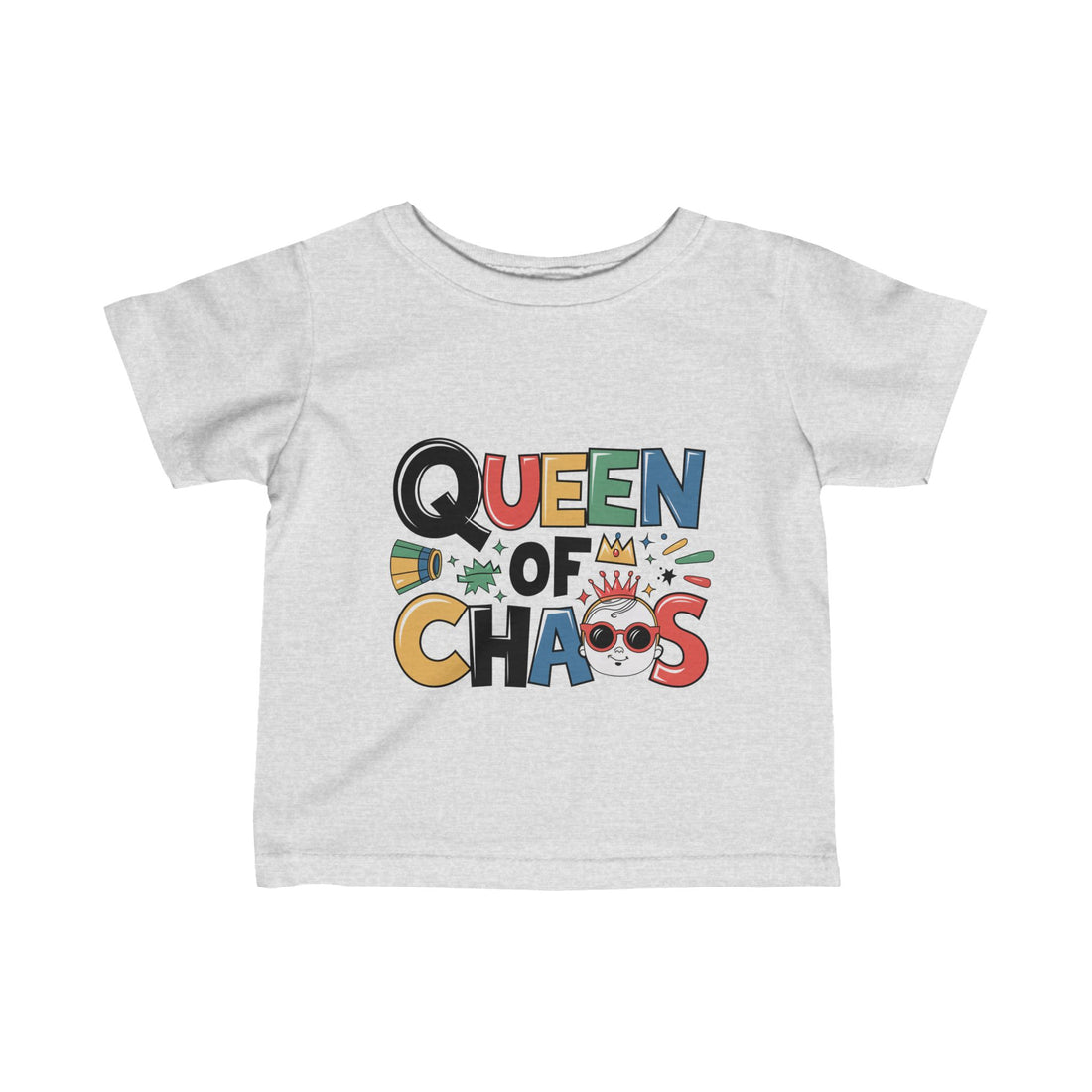 "Queen of chaos" Infant Fine Jersey Tee