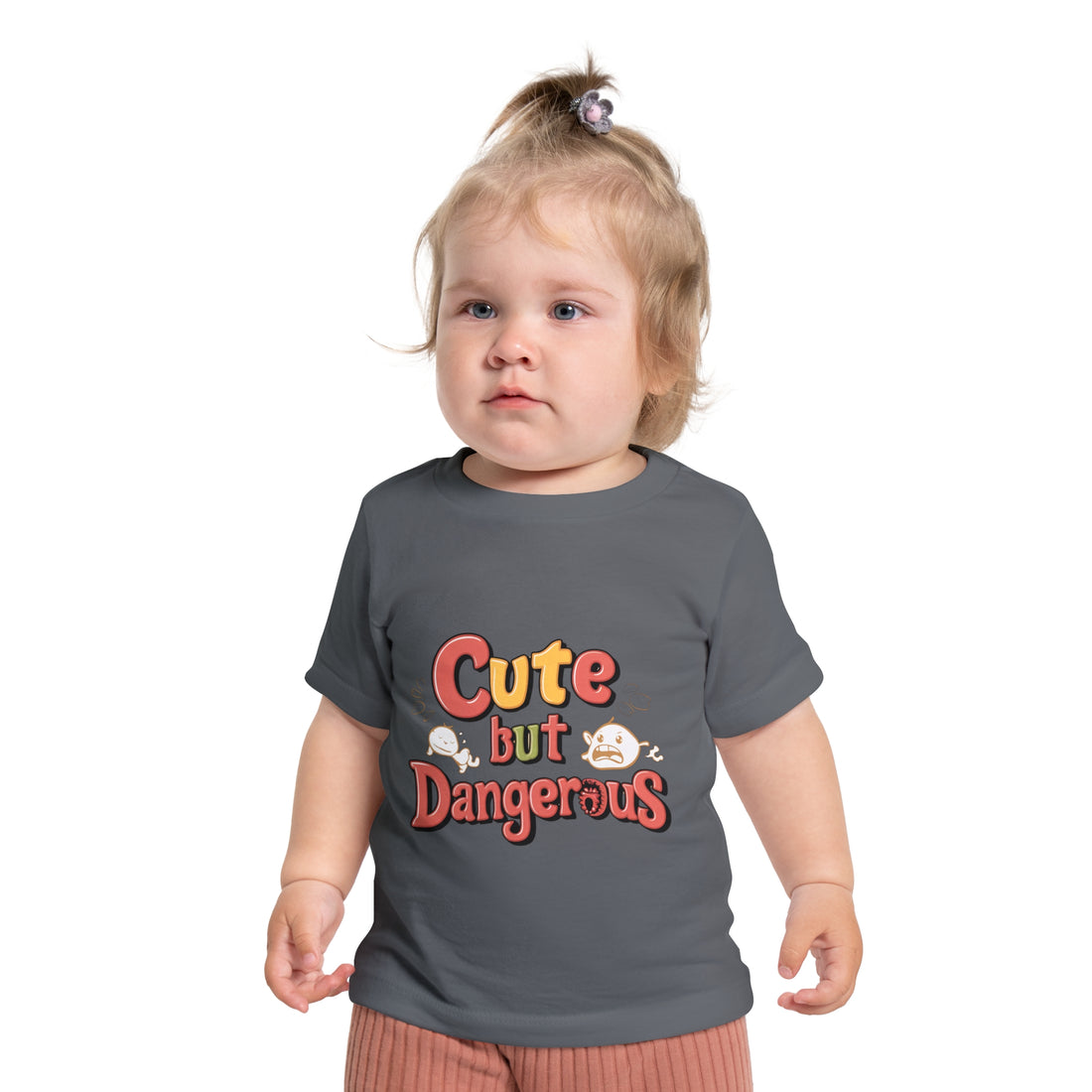 "Cute but dangerous" Baby Short Sleeve T-Shirt